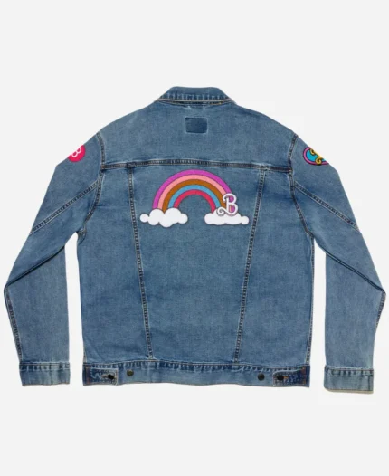 Barbie Movie Denim Jacket back image