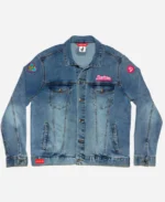 Barbie Movie Denim Jacket front