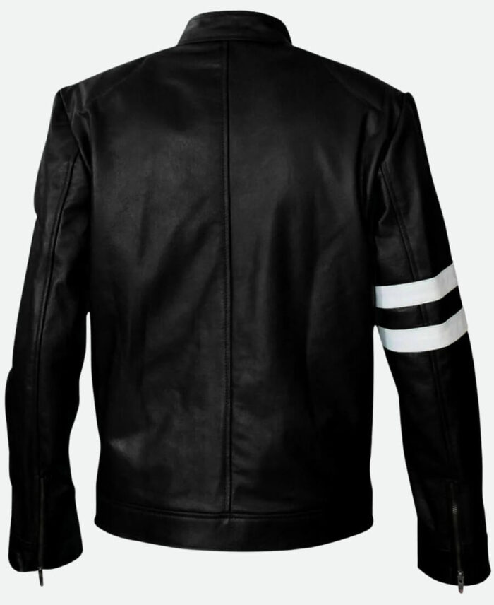 Ben 10 Leather Jacket Black Back 1