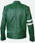 Ben 10 Leather Jacket Green Back