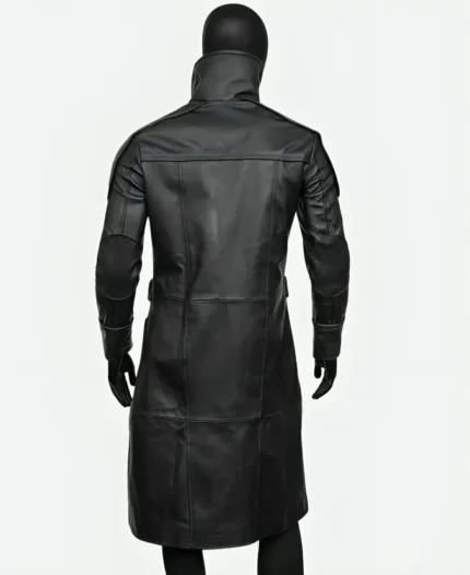 Blade Runner Roy Batty Leather Trench Coat Back