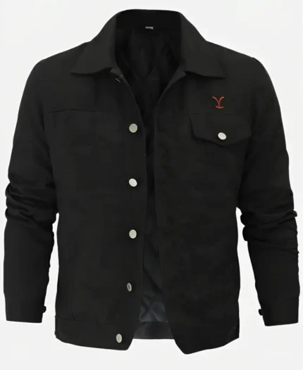 Cole Hauser Yellowstone Rip Wheeler Black Jacket