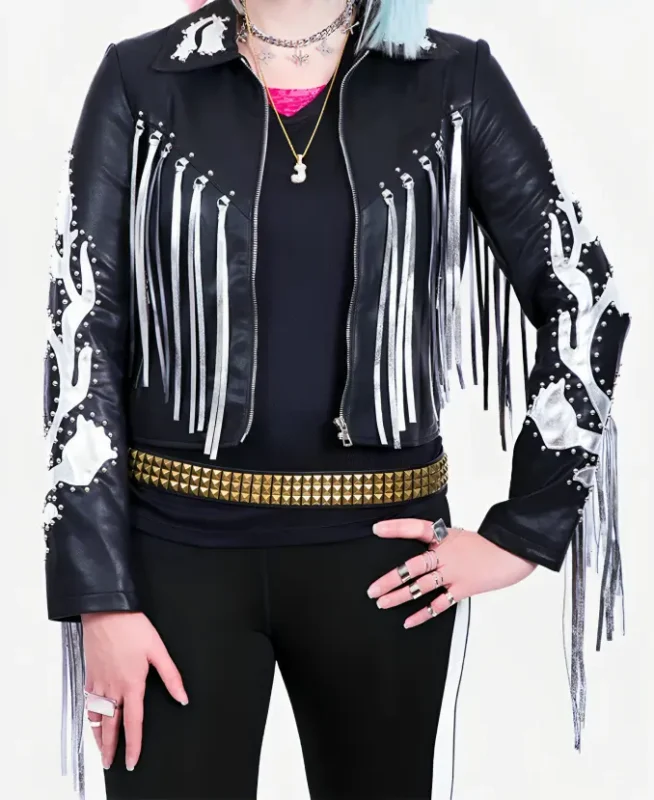 Harley Quinn Birds Of Prey Fringe Jacket front