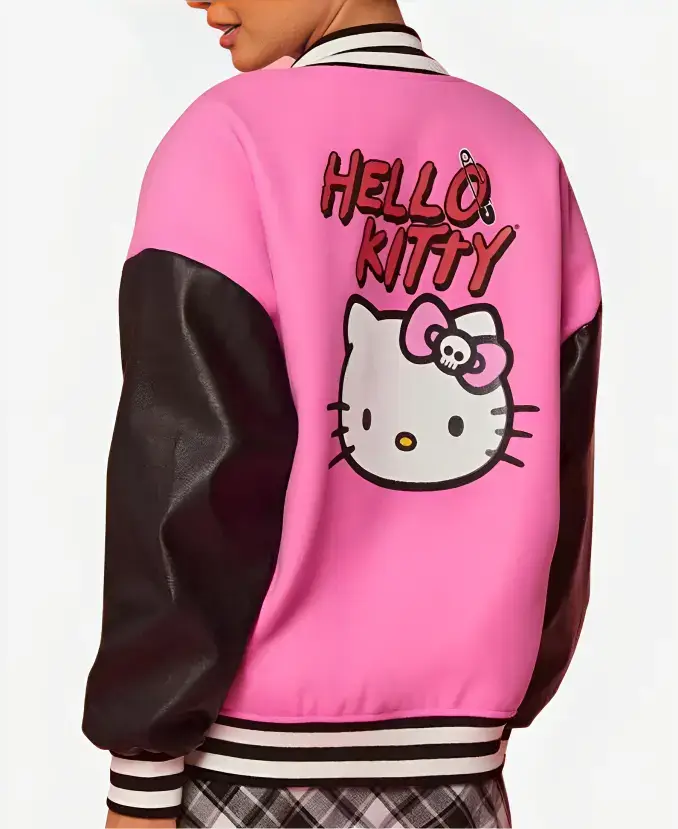 Hello Kitty Varsity Jacket - Jacket Era