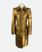 Lily Emily In Paris S03 Gold Coat