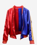 Margot Robbie Suicide Squad Harley Quinn Bomber Jacket Front