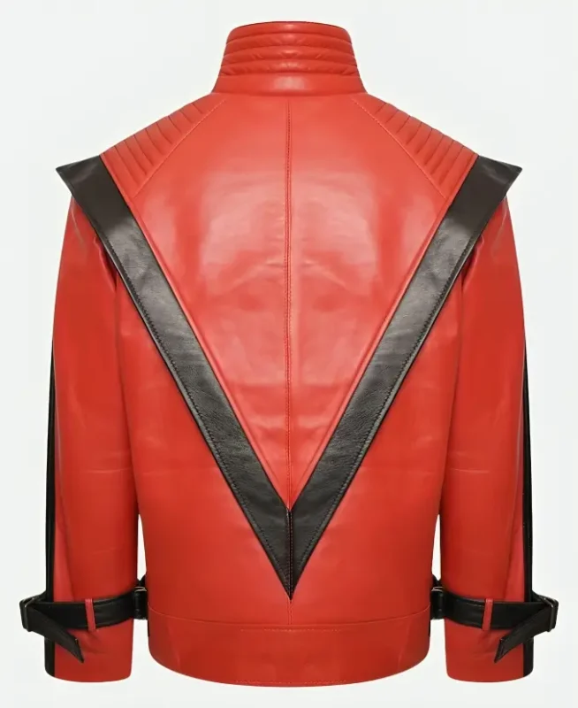 Michael Jackson Red Thriller Jacket Back