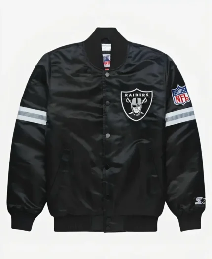 NFL Los Angeles Raiders Black varsity jacket