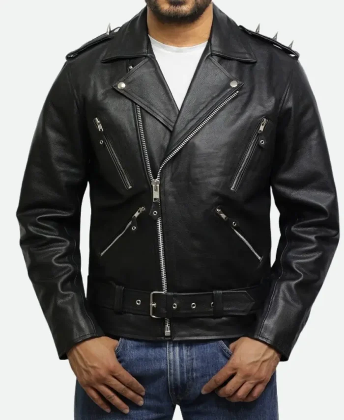 Nicolas Cage Ghost Rider Spikes Jacket - Jacket Era