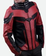 Paul Rudd Ant Man and the Wasp Scott Lang Red Leather Jacket