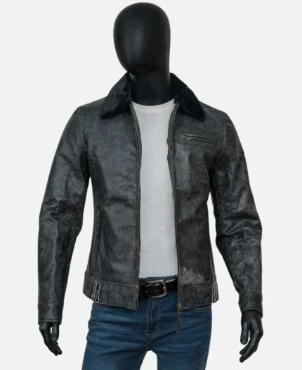 Sami Outalbali Sex Education Leather Jacket