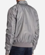 Steve Harrington Stranger Things Satin Bomber Jacket Back