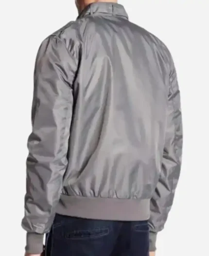 Steve Harrington Stranger Things Satin Bomber Jacket Back