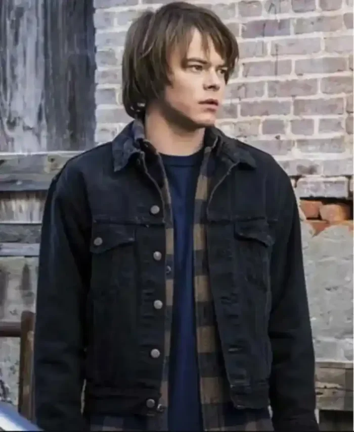 Stranger Things Jonathan Byers Black Denim Jacket