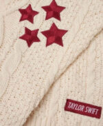 Taylor Swift Red Cardigan Detail Image