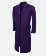 The Dark Knight Joker Purple Trench Coat