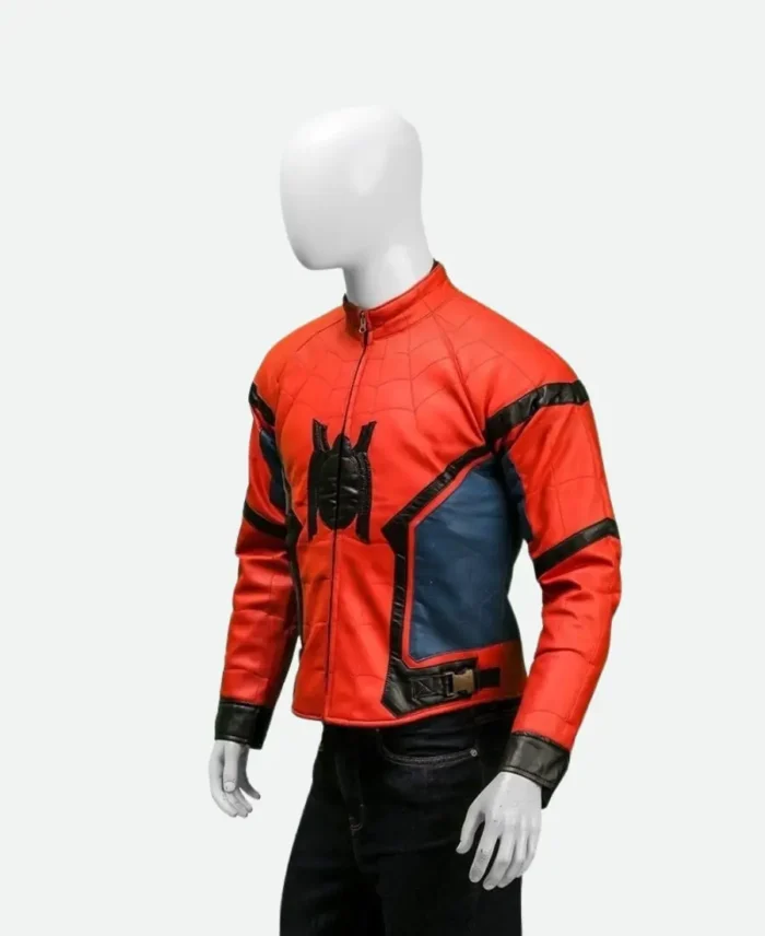 Tom Holland Spider Man Homecoming Leather Jacket