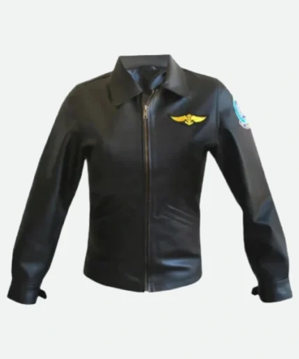 Top Gun Charlie Black Jacket