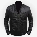 Vin Diesel Fast And Furious 6 Dominic Toretto Black Leather Jacket