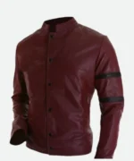 Vin Diesel Fast And Furious Dominic Toretto Maroon Leather Jacket