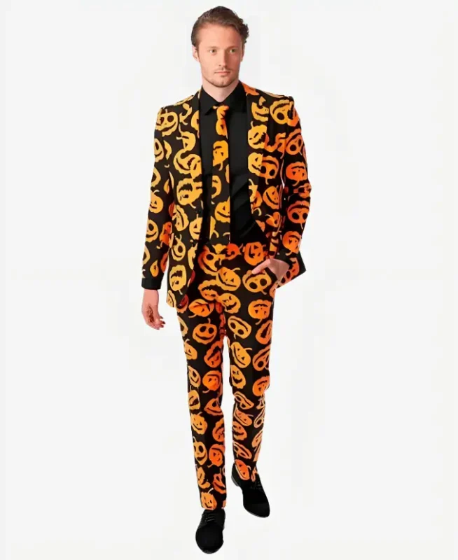 david s pumpkins costume front