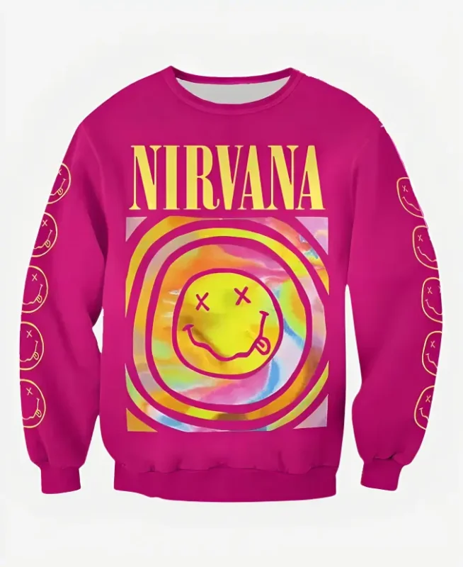 Pink Nirvana Sweatshirt