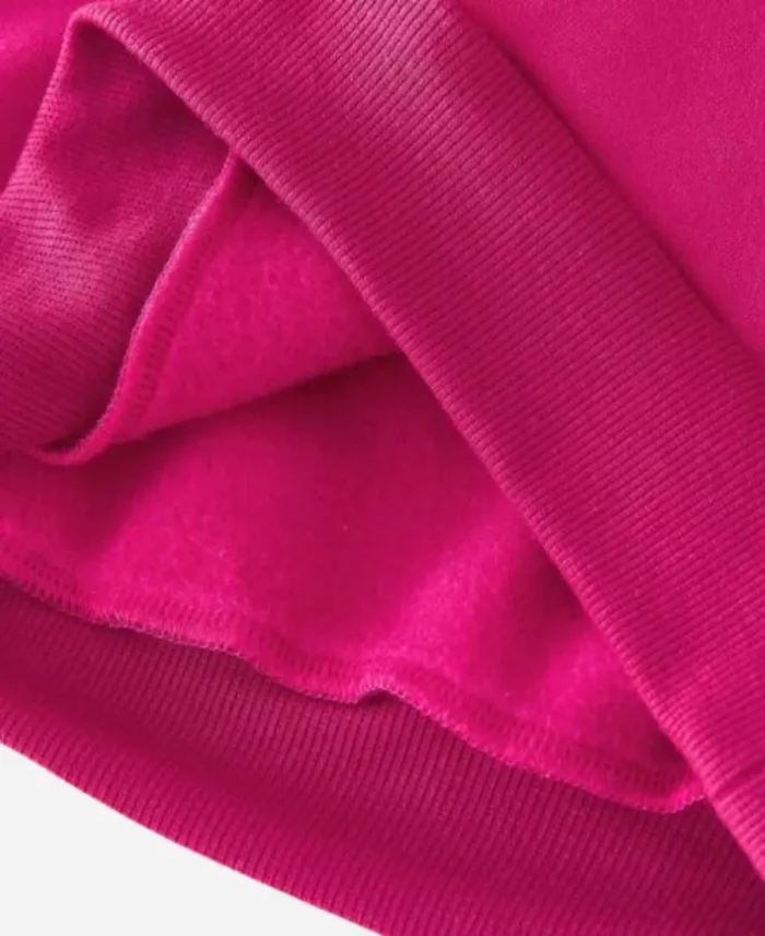 Hot Pink Nirvana Sweatshirt Detailing Image