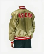 49Ers Gold Varsity Jacket Back