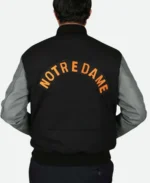 Rudy Notre Dame Letterman Jacket Back