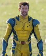 Hugh Jackman Deadpool & Wolverine Logan Yellow Leather Jacket Inspiration