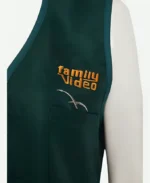 Maya Hawke Stranger Things Robin Buckley Ask Me Family Video Green Vest Embroidery Close Up