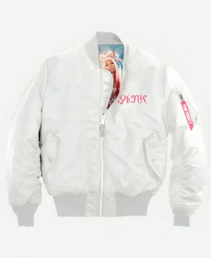 Nicki Minaj Pink Friday 2 Ma-1 Bomber Jacket Front