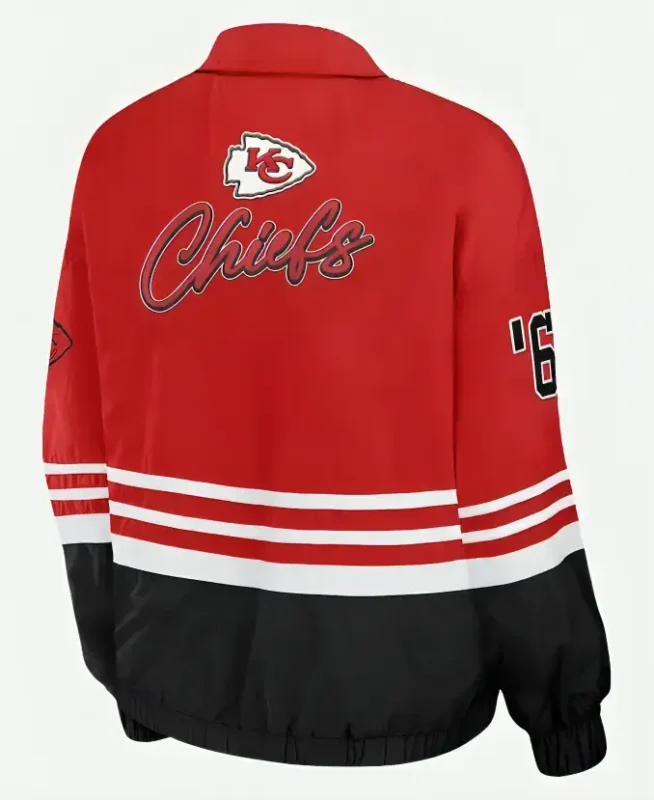 Taylor Swift Erin Andrews Chiefs Jacket Back