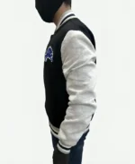 Eddie Murphy Beverly Hills Cop Axel F Axel Foley Detroit Lions Varsity Jacket Side Look