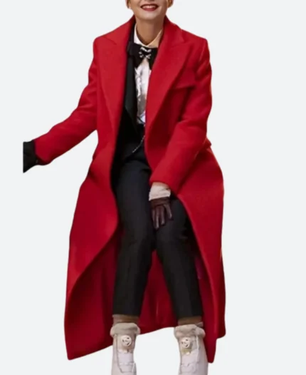 Emily in Paris S04 Lily Collins Red Coat