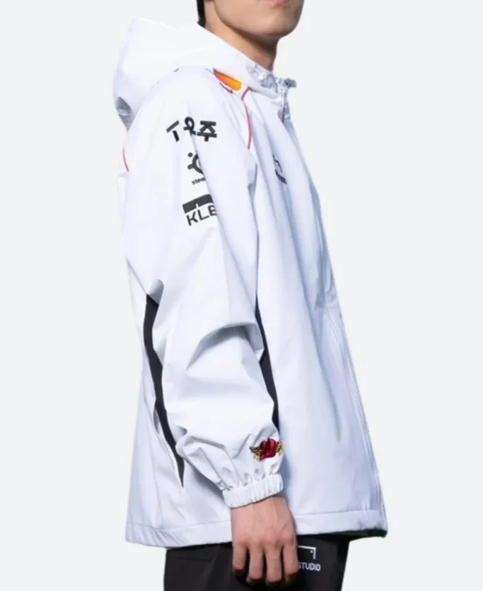 T1 Worlds 2024 White Uniform Jacket Side