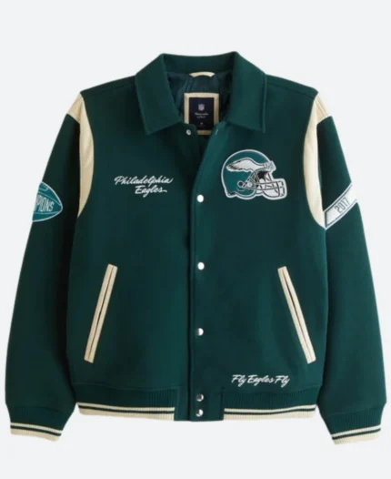 Abercrombie X Philadelphia Eagles Jacket