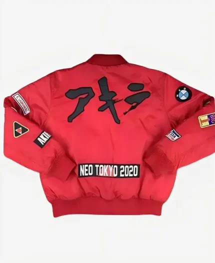 Akira Red Pill Bomber Jacket Back