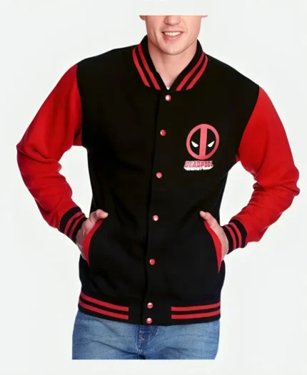 Deadpool Letterman Varsity Jacket