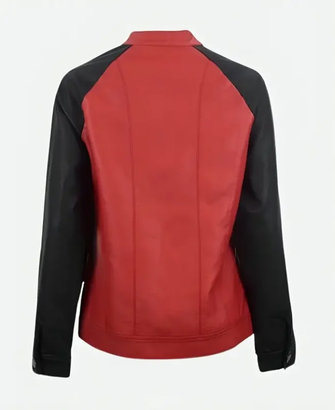 Deadpool Eye Sidezip Motorcycle Jacket