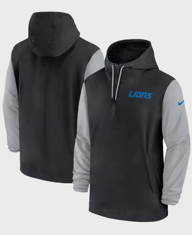 Nike X Detroit Lions Hoodie Front & Back Image