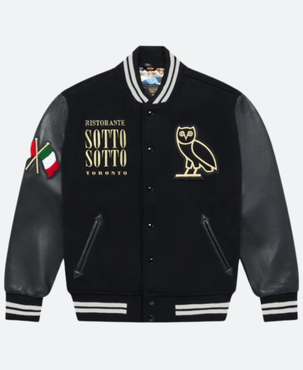 OVO X Sotto Sotto Varsity Jacket Front Image