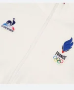 Paris Olympics 2024 France Podium Jacket Close Up Image