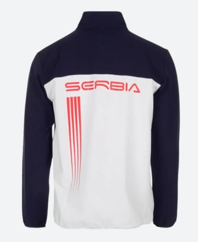 Paris Olympics 2024 Team Serbia Jacket Back Image