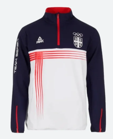 Paris Olympics 2024 Team Serbia Jacket Front Image