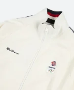 Team GB Paris Olympics 2024 White Track Jacket