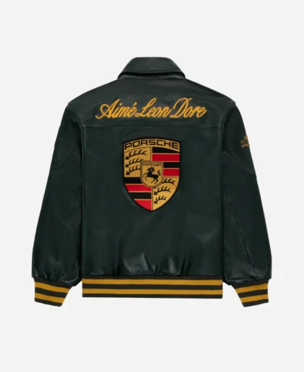 Aime Leon Dore Porsche 993 Leather Jacket