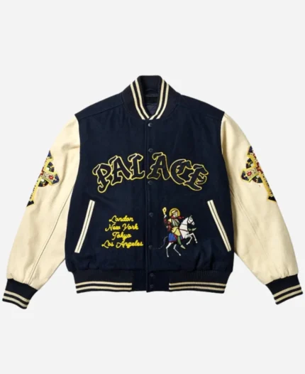 Palace Saints Blue Bomber Jacket