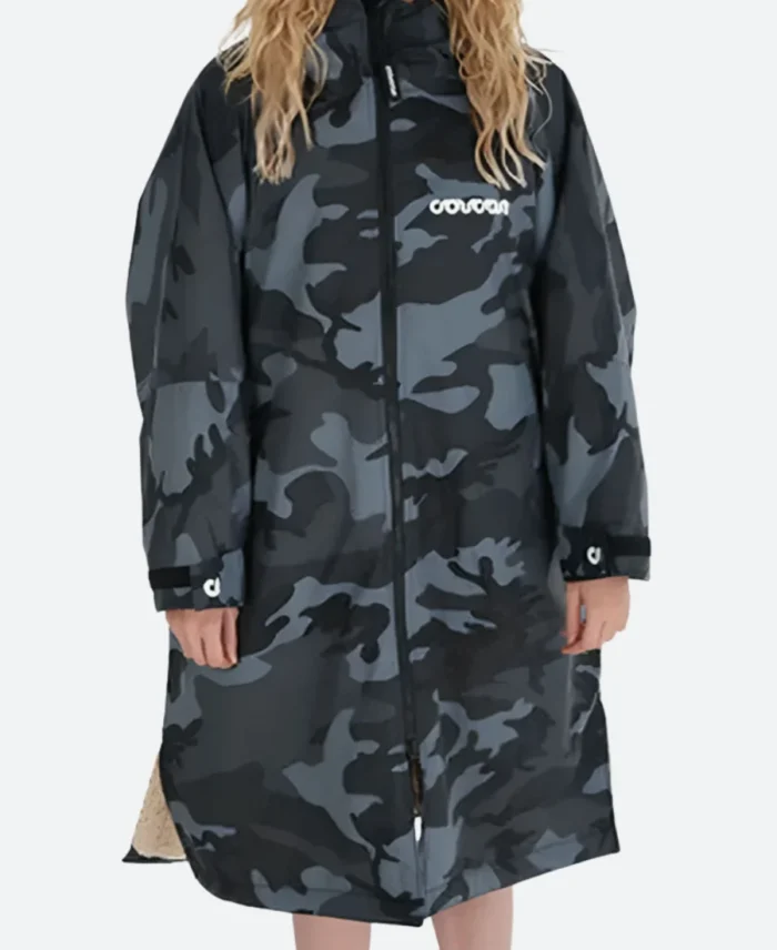 Bad Sisters S02 Becka Garvey Camo Coat Front Image