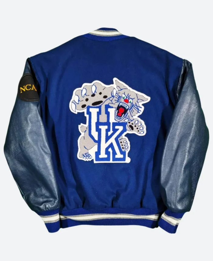 Blue California Golden Bears Varsity Jacket Back Image